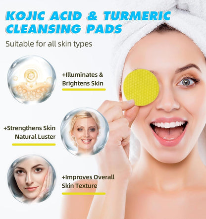 Turmeric & Kojic Acid Glow Boost Cleansing Pads Pro