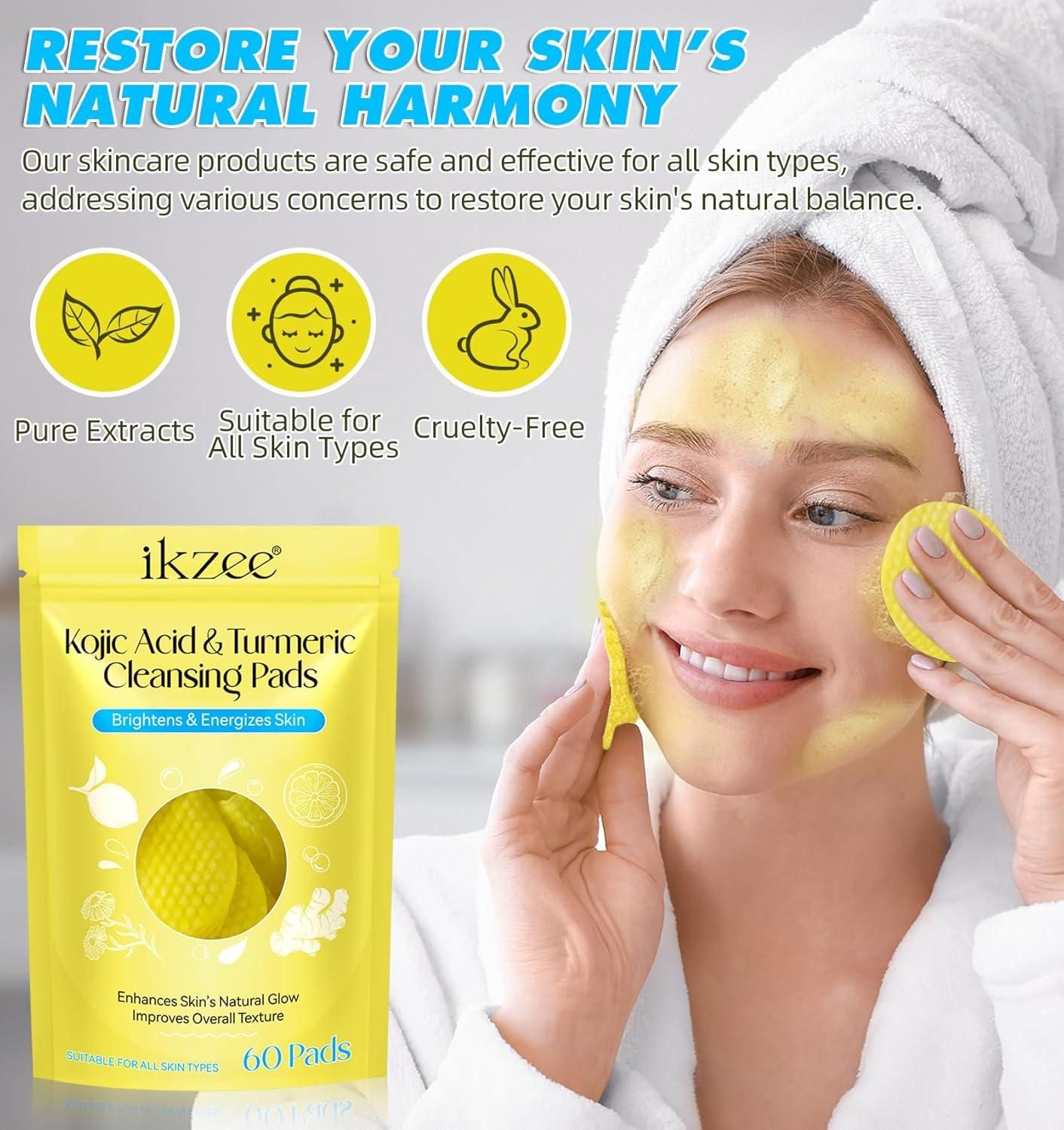 Turmeric & Kojic Acid Glow Boost Cleansing Pads Pro